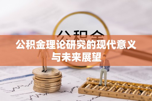 安国公积金理论研究的现代意义与未来展望