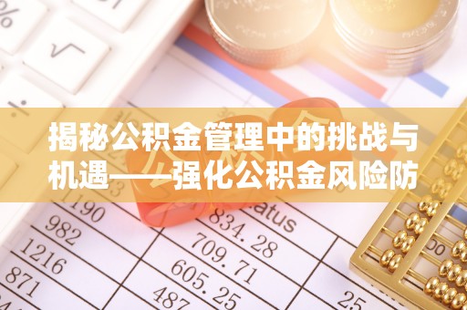 安国揭秘公积金管理中的挑战与机遇——强化公积金风险防控的多维策略
