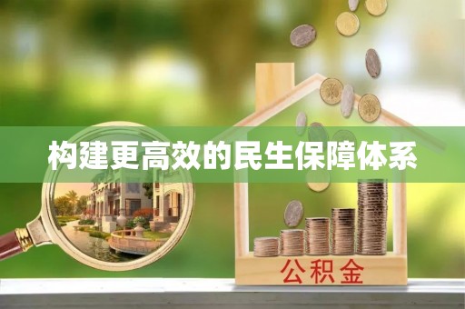 安国构建更高效的民生保障体系