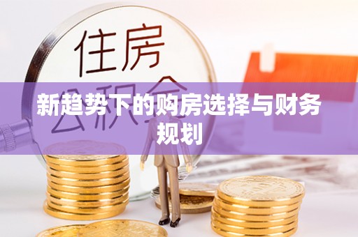 安国新趋势下的购房选择与财务规划