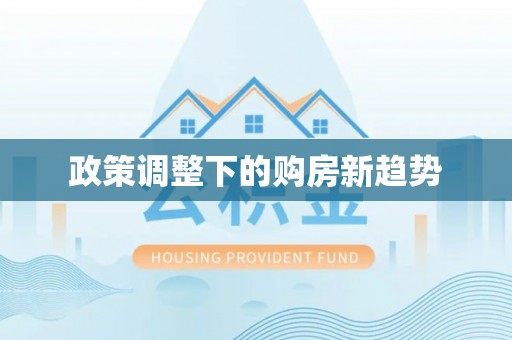 安国政策调整下的购房新趋势
