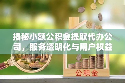 安国揭秘小额公积金提取代办公司，服务透明化与用户权益保障