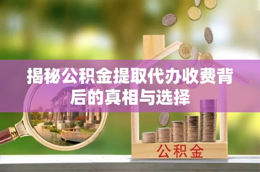 安国揭秘公积金提取代办收费背后的真相与选择