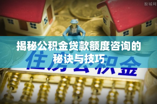 安国揭秘公积金贷款额度咨询的秘诀与技巧