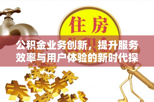 安国公积金业务创新，提升服务效率与用户体验的新时代探索