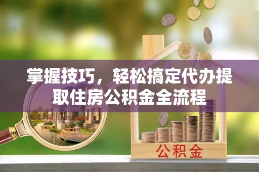 安国掌握技巧，轻松搞定代办提取住房公积金全流程