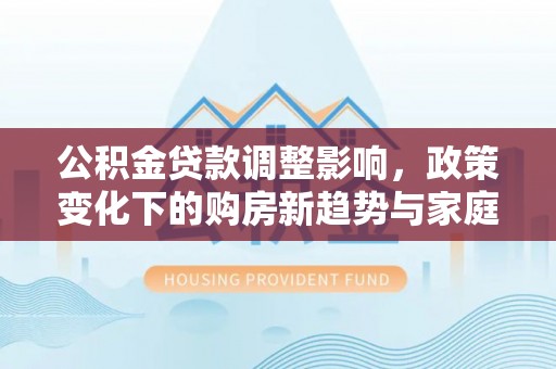 安国公积金贷款调整影响，政策变化下的购房新趋势与家庭财务规划
