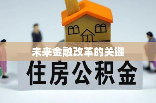 安国未来金融改革的关键