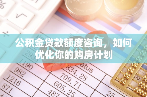安国公积金贷款额度咨询，如何优化你的购房计划