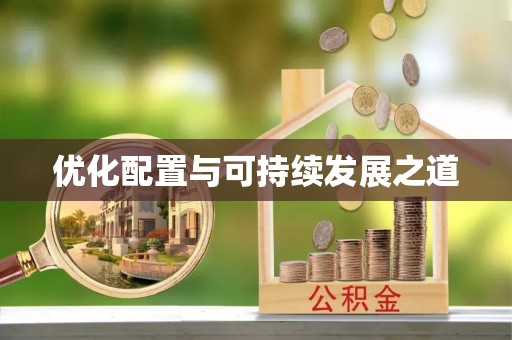 安国优化配置与可持续发展之道