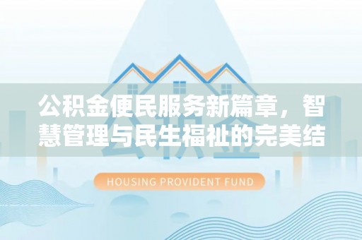 安国公积金便民服务新篇章，智慧管理与民生福祉的完美结合