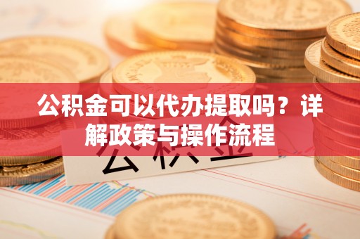 安国公积金可以代办提取吗？详解政策与操作流程