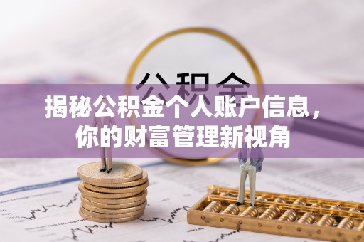 安国揭秘公积金个人账户信息，你的财富管理新视角
