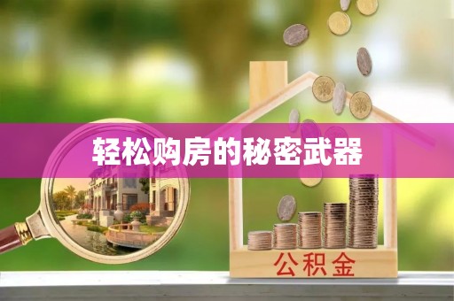 安国轻松购房的秘密武器