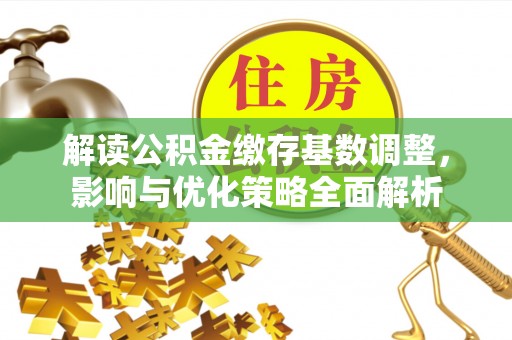 安国解读公积金缴存基数调整，影响与优化策略全面解析