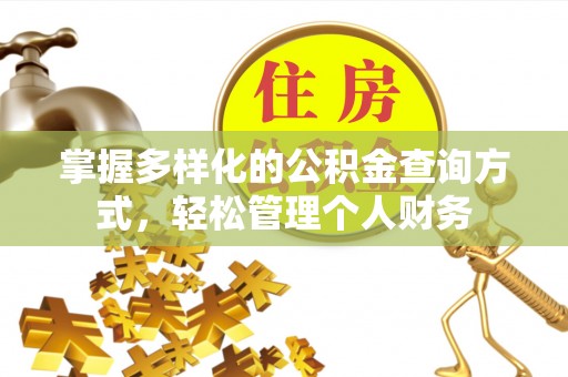 安国掌握多样化的公积金查询方式，轻松管理个人财务